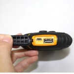 Water proof power bank with open port
